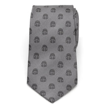 Load image into Gallery viewer, Star Wars Mandalorian Gray Tie
