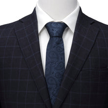 Load image into Gallery viewer, Star Wars Mandalorian and Grogu Navy Paisley Tie
