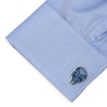Load image into Gallery viewer, Star Wars Millennium Falcon Blueprint Cufflinks
