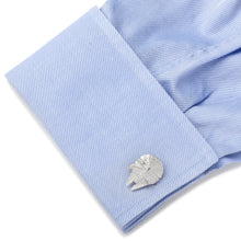 Load image into Gallery viewer, Star Wars Millennium Falcon Sterling Silver 3D Cufflinks
