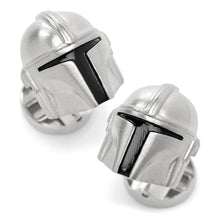 Load image into Gallery viewer, Star Wars Mandalorian 3D Cufflinks
