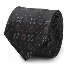 Load image into Gallery viewer, Star Wars Mandalorian Motif Black Tie
