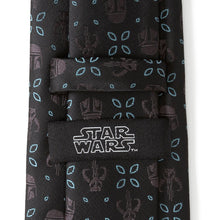 Load image into Gallery viewer, Star Wars Mandalorian Motif Black Tie
