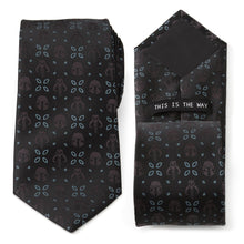 Load image into Gallery viewer, Star Wars Mandalorian Motif Black Tie
