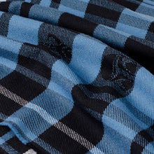 Load image into Gallery viewer, Star Wars Mandalorian Blue Tartan Scarf
