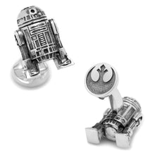 Load image into Gallery viewer, Star Wars R2-D2 3D Cufflinks
