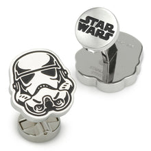 Load image into Gallery viewer, Star Wars Stormtrooper Stainless Steel Cufflinks
