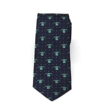 Load image into Gallery viewer, Star Wars Grogu Navy Dotted Tie
