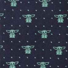 Load image into Gallery viewer, Star Wars Grogu Navy Dotted Tie
