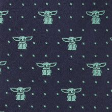 Load image into Gallery viewer, Star Wars Grogu Boy&#39;s Navy Dotted Zipper Tie
