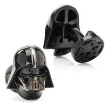 Load image into Gallery viewer, Star Wars Darth Vader Satin Black 3DCufflinks
