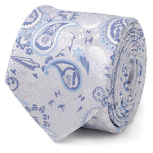 Load image into Gallery viewer, Star Wars Darth Vader Lavender Paisley Tie

