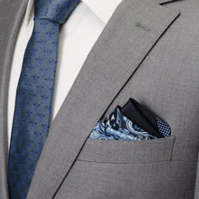 Load image into Gallery viewer, Star Wars Darth Vader Blue Paisley Pocket Square
