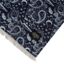 Load image into Gallery viewer, Star Wars Darth Vader Blue and Gray Paisley Scarf
