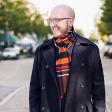 Load image into Gallery viewer, Star Wars Darth Vader Black Tartan Scarf
