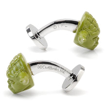 Load image into Gallery viewer, Star Wars Yoda 3D Cufflinks
