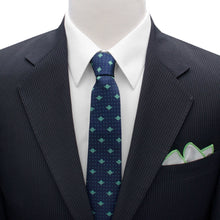 Load image into Gallery viewer, Star Wars Yoda Dotted Navy Tie
