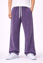 Load image into Gallery viewer, PLUM OVER-DYE SWEATPANTS
