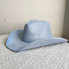 Load image into Gallery viewer, western Premium suede cowboy hat stylish men's and women's fedora Suede Panama hat perfect for outdoor festive activitieswestern
