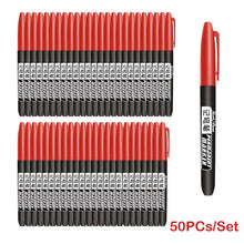 Load image into Gallery viewer, 6PCs/Set Permanent Marker Pen Fine Point Waterproof Markers Thin Nib Crude Nib Black Blue Red Ink 1.5mm Fine Color Marker Pens
