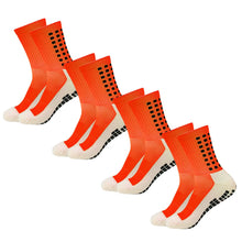 Load image into Gallery viewer, 4 Pack Men s Anti Slip Soccer Socks
