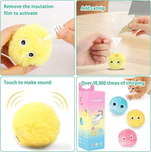 Load image into Gallery viewer, Smart Fluffy Plush Cat Ball Toys Interactive Chirping Balls Cat Kicker Toys 3 Lifelike Sounds Fun Kitty Kitten Toys  Interactive Electric Cat Ball with Sound
