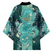 Load image into Gallery viewer, 🐉 Summer Japanese Style Anime Dragon Print Haori Yukata
