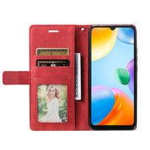 Load image into Gallery viewer, Wallet Flip Leather Case For Xiaomi Redmi 10 10A 10C 9 9A 9C 9T Note 11S 11 Pro 10S 10 Pro 9 Pro 8T 7 Poco X4 GT M4 Pro F4 11T Flip Wallet Case With Magnetic Closure Card Slots  Wrist Strap Protective Case
