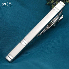 Load image into Gallery viewer, New Metal Silver Color Tie Clip For Men Wedding Necktie Tie Clasp Clip Tie Clips for Men Tie Bar Clip  Regular Ties Necktie Wedding Business Tie Pin Clips Gentleman Ties Bar Elegant Men's Accessories
