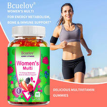 Load image into Gallery viewer, Women's Multivitamin Gummies - Energy, Mood, Hair Care, Skin Care, Support Energy Metabolism, Bone and Immune Health
