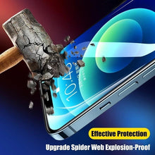 Load image into Gallery viewer, 9D Full Cover Glass Screen Protector for IPhone 11 Pro Max 14 12 X s XS XR Tempered Glass on IPhone 13 Mini 7 8 6S Plus SE Film  Tempered Glass Screen Protector Compatible for iPhone
