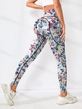 Load image into Gallery viewer, Printed High-Waist Pocket Fitness Pants Women
