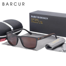Load image into Gallery viewer, BARCUR Sports Polarized Sunglasses for Men Lightweight TR90 Square Fishing &amp; Travel Eyewear UV400 Protection Men Accessory
