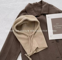 Load image into Gallery viewer, Knitted Hooded Cap Winter Balaclava
