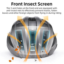 Load image into Gallery viewer, ROCKBROS Bicycle Light Helmet MTB Road USB Warning Rear Light Cycling Helmet EPS PC Intergrally-molded Safety Bike Helmet
