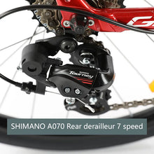 Load image into Gallery viewer, F, YUZE G240 7Speed Aluminum Disc Brake Bike Boy Girl Student Children Bicycle Teen Road bicicleta велосипед Handlebar 380mm
