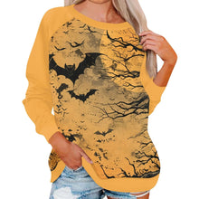 Load image into Gallery viewer, 🎃 Vintage Pumpkin Print Long Sleeve T-Shirt – Harajuku Halloween Graphic Tee
