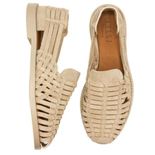 Load image into Gallery viewer, 06-115-SND SANDALI Woven Leather Slip-On Sandal, Sand
