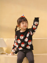 Load image into Gallery viewer, Children's Santa Claus Head Knitted Christmas Sweater | NCS
