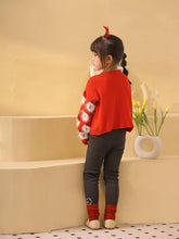 Load image into Gallery viewer, Children's Santa Claus Head Knitted Christmas Sweater | NCS
