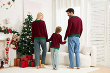 Load image into Gallery viewer, Santa Claus Pattern Colorblock Knit Sweater | NCS
