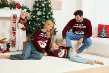 Load image into Gallery viewer, Santa Claus Pattern Colorblock Knit Sweater | NCS
