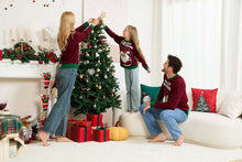 Load image into Gallery viewer, Santa Claus Pattern Colorblock Knit Sweater | NCS
