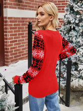 Load image into Gallery viewer, Santa Claus Sequin Embroidered Christmas Sweater | NCS
