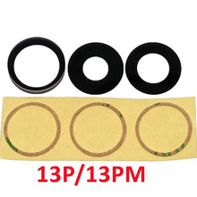 Load image into Gallery viewer, 10set Back Camera Glass Lens Rear Camera Glass Glue For iPhone 11 12 13 Pro Max 13 Mini 14 14P Replace Repair Spare Part Camera Lens Protector For iPhone
