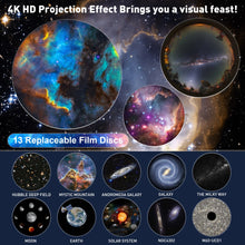 Load image into Gallery viewer, 13 in 1 Star Projector, Planetarium Galaxy Projector for Bedroom, Aurora Projector, Night Light Projector for Kids Adults
