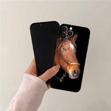Load image into Gallery viewer, Cool Horse Animal Cover For Girls Boys Women Men, Unique Trendy Bumper Cover Case Phone Case For Iphone 13promax 11 14 12 Pro Max Mini Xr X Xs 7 8 6 6s Plus Cover
