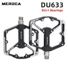 Load image into Gallery viewer, Bicycle Pedals Sealed DU Bearing Nonslip Pedal Mountain Road Bike Cycling Alloy Platform Mtb Pedal
