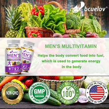 Load image into Gallery viewer, Men's Daily Multivitamin - 22 Vitamins &amp; Minerals, Dietary Supplement for Immunity, Energy, Digestion, Skin, and Overall Health
