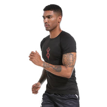 Load image into Gallery viewer, Men's Print Compression Shirts Summer Short Sleeve Rash Guard Gym Workout T-shirt Athletic Quick Dry Baselayer Undershirts Tops
